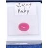 Image 2 : 2.40 Ct Oval Cabochon Ruby (Treated) Ready for Jewelry Setting