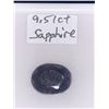 Image 2 : 9.51 Ct Oval Sapphire (Treated) Ready for Jewelry Setting