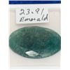 Image 2 : 23.91 Ct Oval Emerald (Treated) Ready for Jewelry Setting