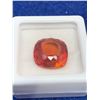 Image 2 : Certified Rare Orange Sapphire Weighing 11.60 Carats