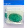 Image 2 : Certified Oval Emerald Weighing 3.95 Carat