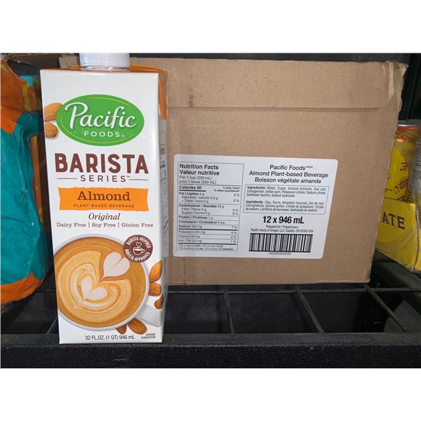 CASE LOT - pacific Barista Series Almond Original 12x946