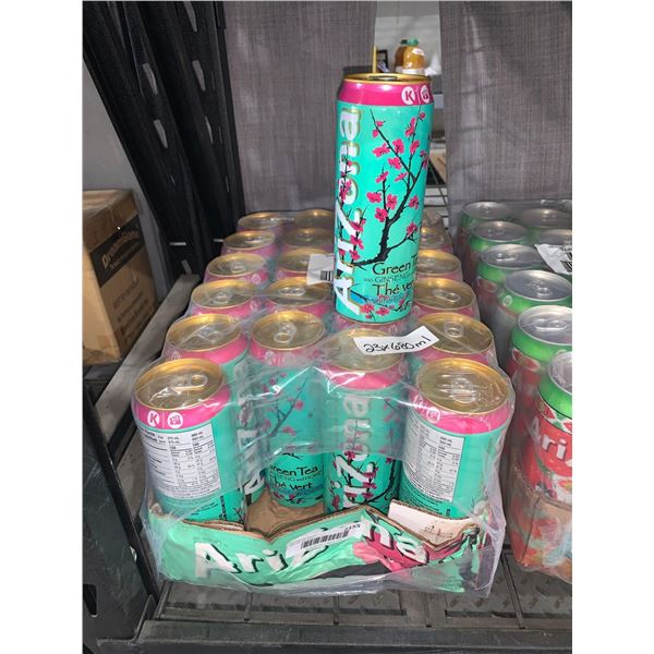 CASE LOT - Arizona Green Tea with Ginseng Drink 23x 680ml