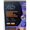 Image 3 : Animated Witch Skeleton Halloween Decoration