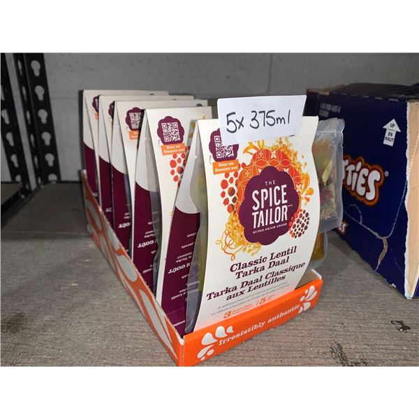 The Spice Tailor Classic Lentil Tarka Daal (5 x 375ml)