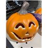 Image 2 : Holiday Living LED Lighted Jack-O-Lantern Lot of 3