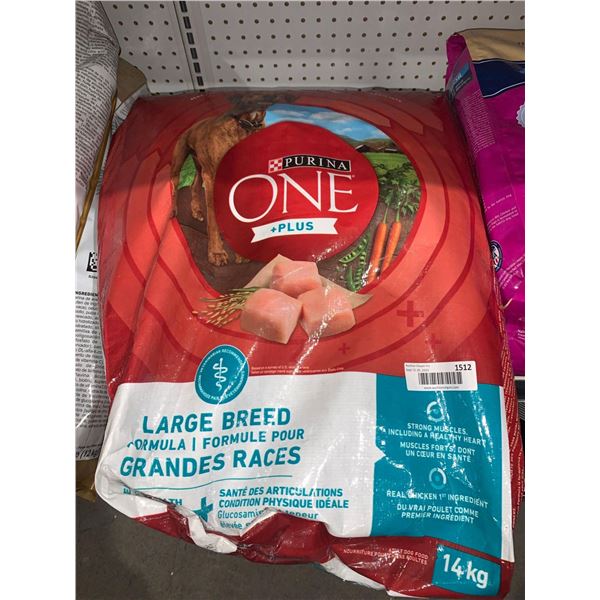 Purina One +Plus Large Breed Chicken 14kg Dog Kibble