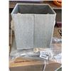 Image 1 : Set of 4 Foldable Fabric Storage Boxes Grey