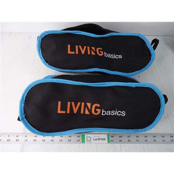 (2) Living Basics Folding Outdoor Chairs