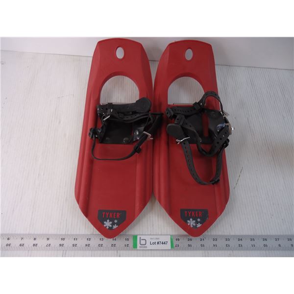 Tyker Kid's Snowshoes-7'x16" Red