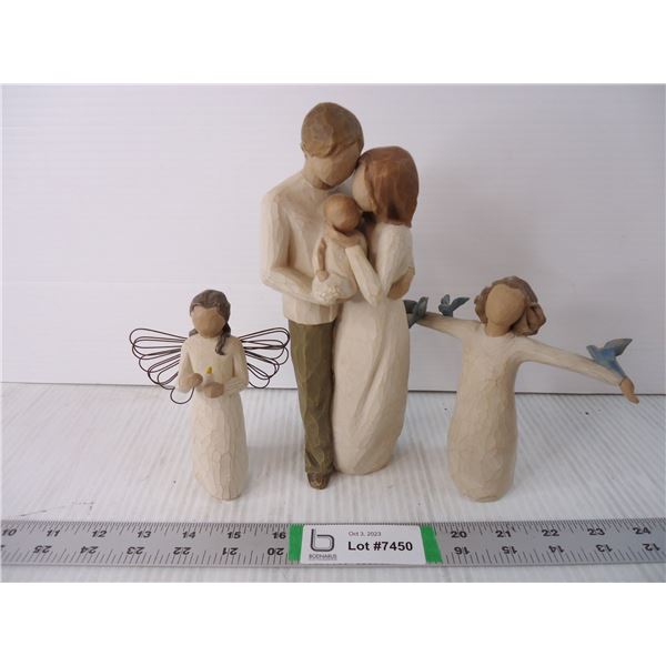 (3) Willow Tree Figurines