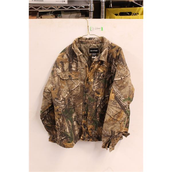 * Men's Padded Camouflage Jacket - Size XL