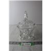 Image 1 : Pinwheel Crystal Footed Candy Dish