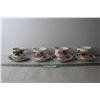 Image 1 : (4) Tea Cups and Saucers - Royal Vale, Queen Anne
