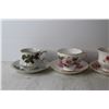 Image 3 : (4) Tea Cups and Saucers - Royal Vale, Queen Anne
