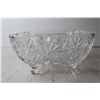 Image 2 : Pinwheel Crystal Square Footed Bowl