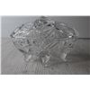 Image 2 : Pinwheel Crystal Oval Footed Candy Dish