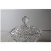 Image 3 : Pinwheel Crystal Oval Footed Candy Dish
