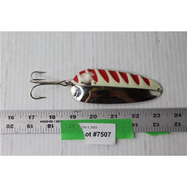 Metal Lucky Stripe Fishing Lure  - 4 1/2"