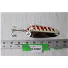 Image 1 : Metal Lucky Stripe Fishing Lure  - 4 1/2"