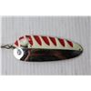Image 2 : Metal Lucky Stripe Fishing Lure  - 4 1/2"