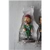 Image 2 : (4) Miniature Saskatchewan Roughriders Bobble Heads (NIB)