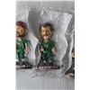 Image 3 : (4) Miniature Saskatchewan Roughriders Bobble Heads (NIB)