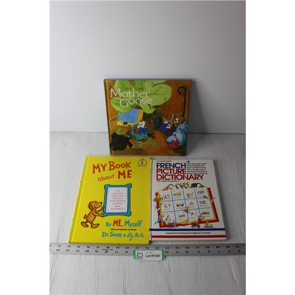 (3) Kids Books - French Picture Dictionary, Dr Seuss