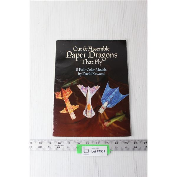 Cut and Assemble Paper Dragons That Fly Book