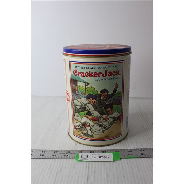 Cracker Jack Popcorn Tin