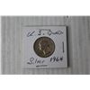 Image 2 : Silver 1964 US Quarter