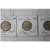 Image 3 : (3) Silver 1968 Canadian Quarters