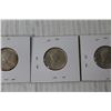 Image 7 : (3) Silver 1968 Canadian Quarters