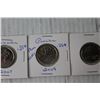 Image 4 : (4) Canadian Quarters - 2009, 2013, 2007, 2015