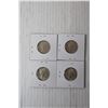 Image 6 : (4) Silver 1968 Canadian Quarters