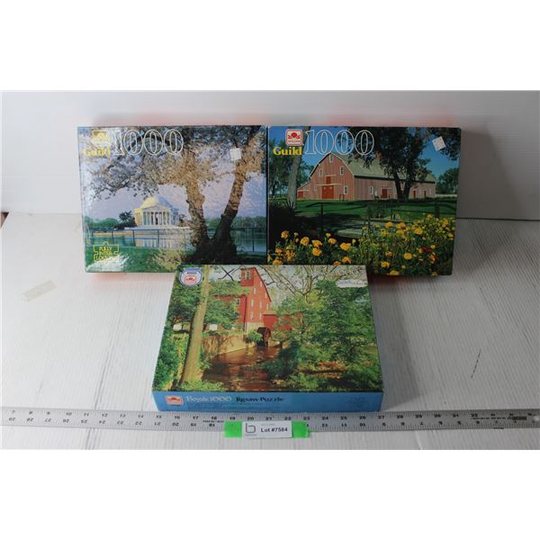 (3) 1000pc Puzzles