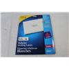 Image 2 : White Mailing Labels - Clean Edge White Business Cards - Heavy Weight Business Cards