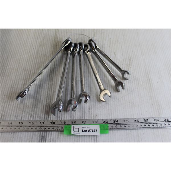 (7) Metric Ratchet Head Wrenches