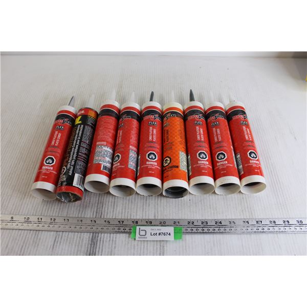 (9) Plastic Cement Tubes