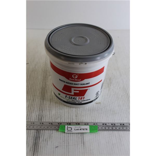 Red Devil Water-Based Duct Sealant - Used