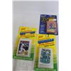 Image 2 : (3) Packs of Baseball Cards - Sealed, (5) Packs of Crystal Clear Sports Card Poly Sleeves