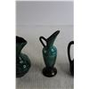 Image 3 : (3) Small Blue Mountain Pitchers