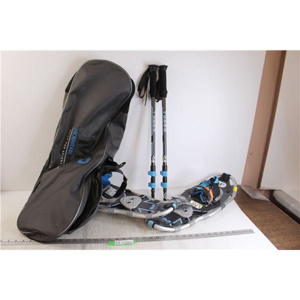 Snow Shoes with Poles and Case