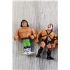 Image 2 : (6) WWF / WWE Action Figures - Bushwhackers, Rockers, Demolition Tag Team Wrestling Toys