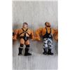 Image 3 : (6) WWF / WWE Action Figures - Bushwhackers, Rockers, Demolition Tag Team Wrestling Toys