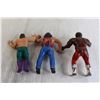 Image 5 : (3) Wrestling Rubber Figurines - Hillbilly Jim, Jake "The Snake" Roberts, Junkyard Dog