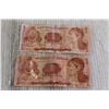 Image 2 : (3) Foreign Bills - Honduras $1 Bills
