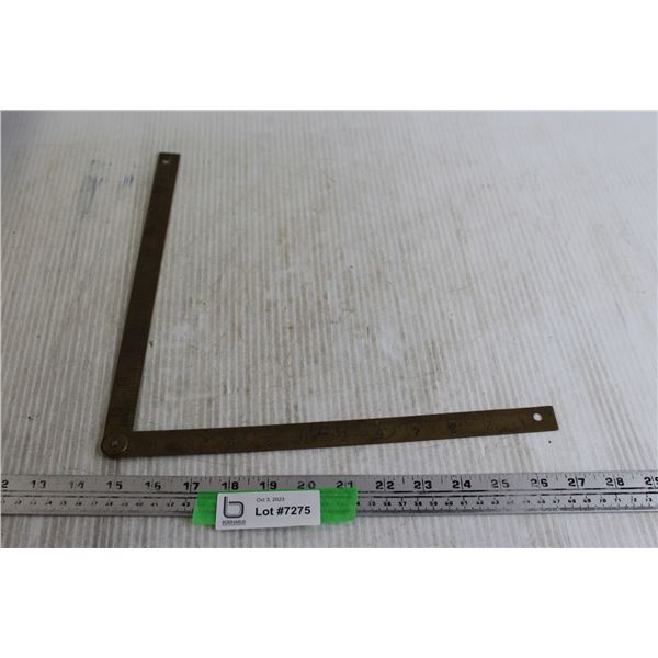 Brass Rabone Folding Ruler