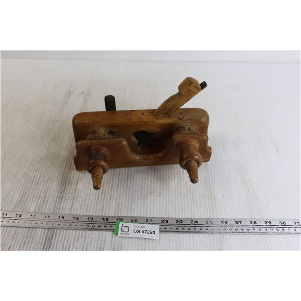 Antique Screw Stem Plough Plane