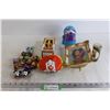 Image 1 : (2) Ronald McDonald's Toys, Polly Pocket Ski Toy, Mickey Mouse Golf Tees, Misc.